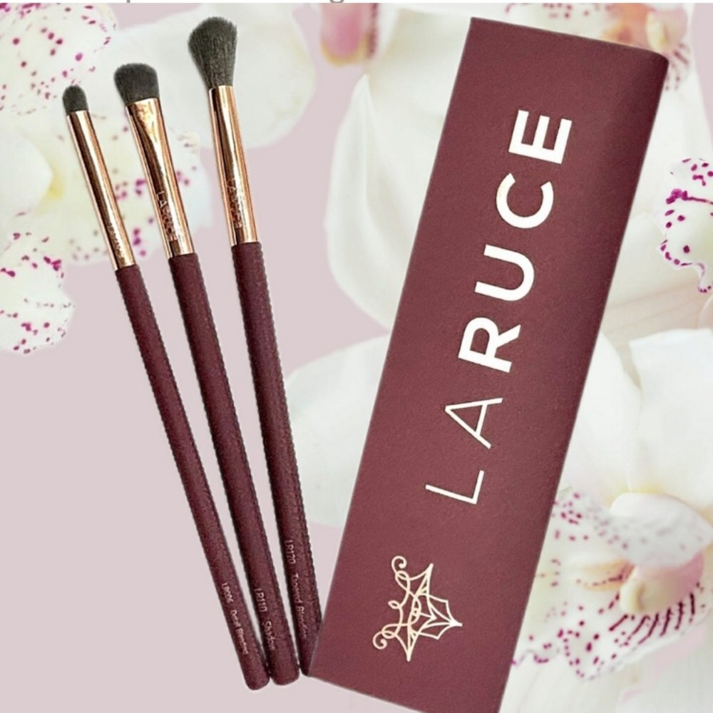 LARUCE BEAUTY Special Edition 3 Piece Eye Eyeshadow Brush Set *BNIP